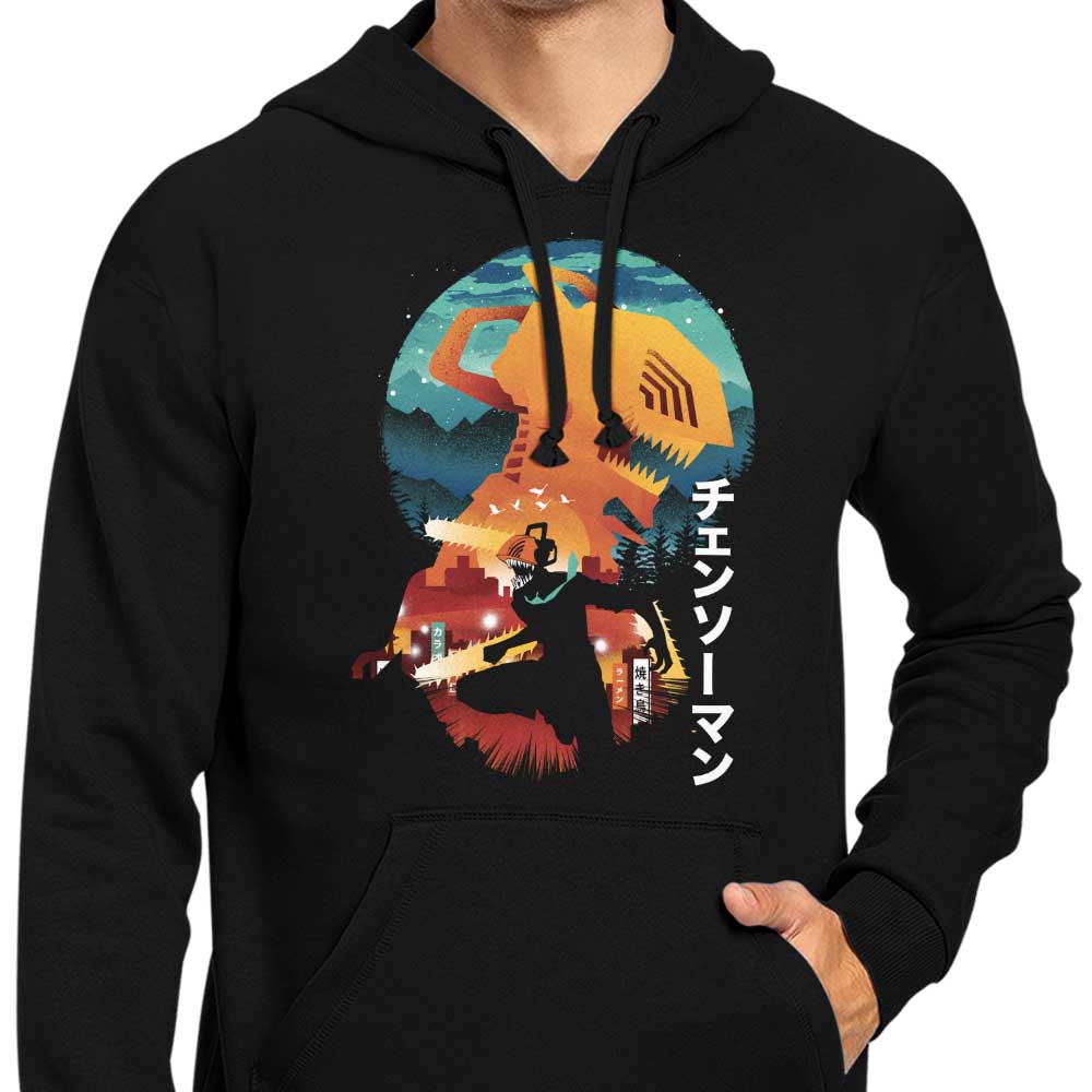 Chainsaw Silhouette - Hoodie T-Shirts, Sweatshirt | CiraTrend.com (Image 4)