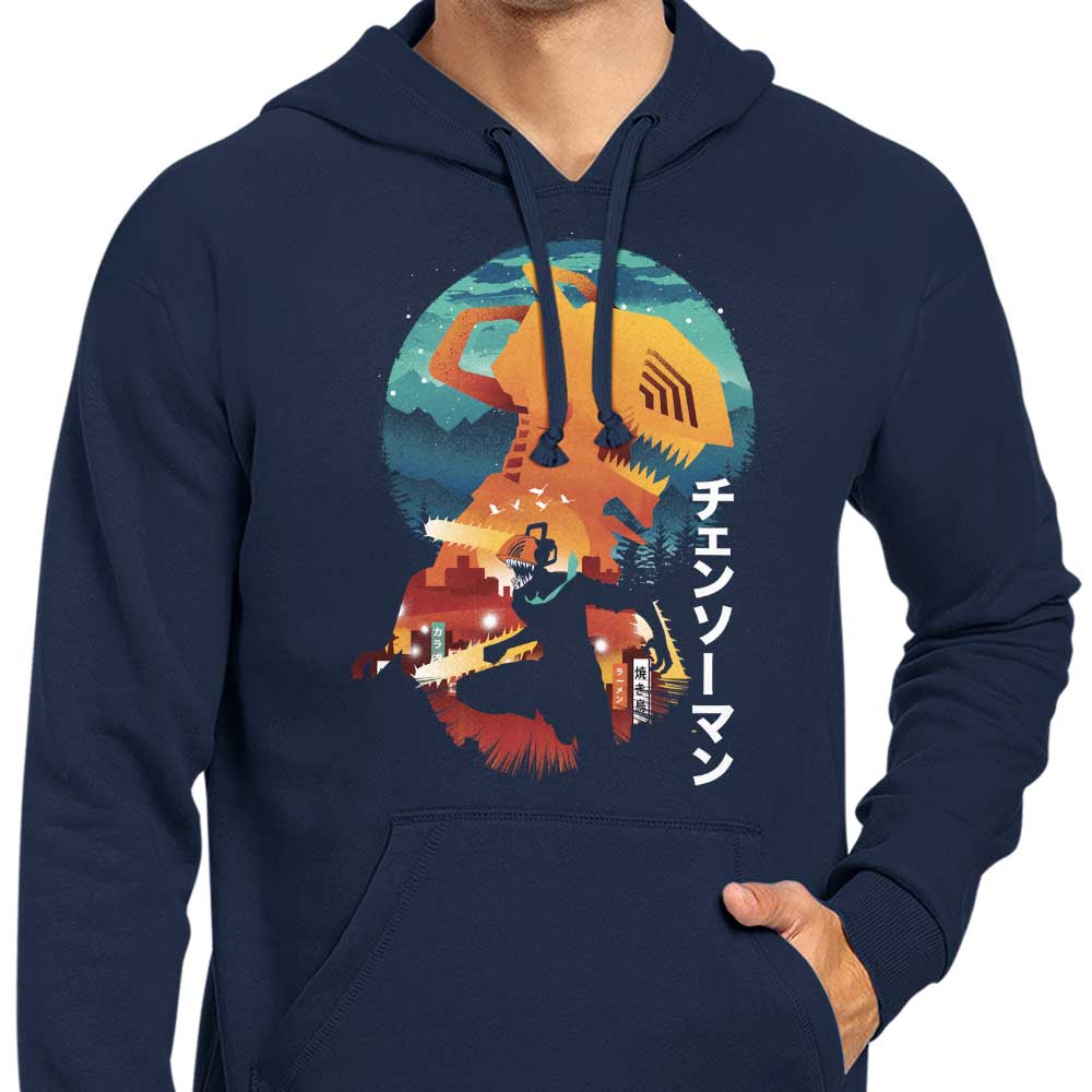 Chainsaw Silhouette - Hoodie T-Shirts, Sweatshirt | CiraTrend.com (Image 5)