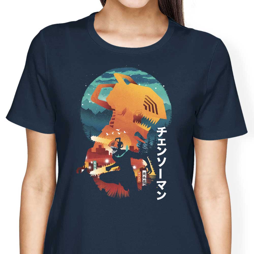 Chainsaw Silhouette - Women's Apparel T-Shirts, Hoodie, Sweatshirt | CiraTrend.com (Image 4)