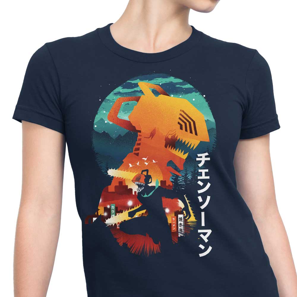 Chainsaw Silhouette - Women's Apparel T-Shirts, Hoodie, Sweatshirt | CiraTrend.com (Image 5)