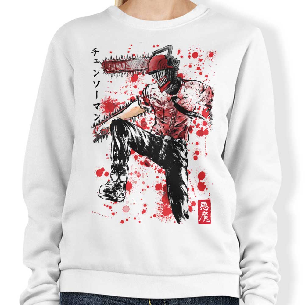 Chainsaw Sumi-e - Sweatshirt T-Shirts, Hoodie | CiraTrend.com (Image 3)