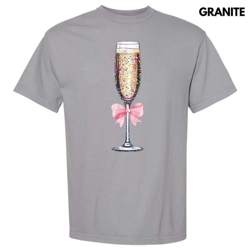 Champagne Coquette Comfort Colors T-Shirt Hoodie, Sweatshirt | CiraTrend.com