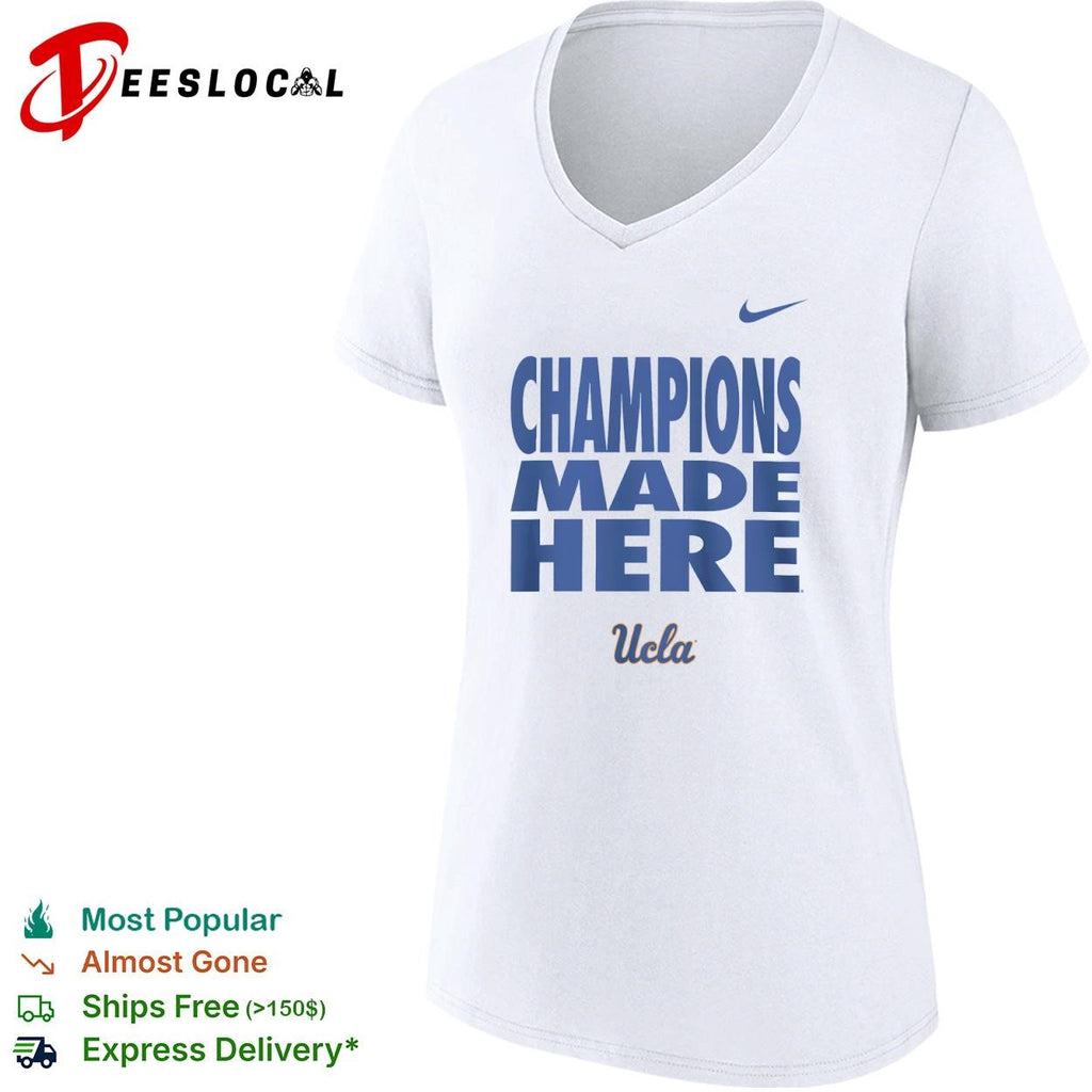 Champions Made Here UCLA Bruins logo shirt