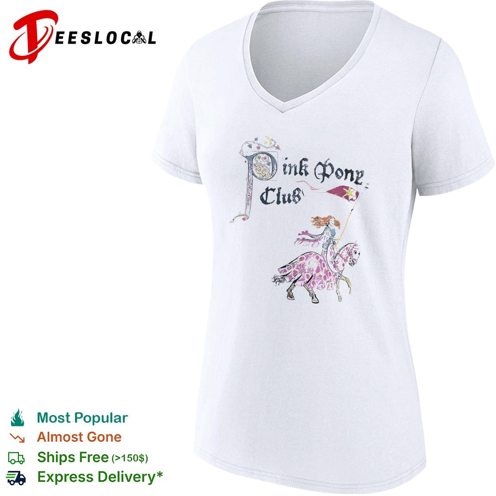 Chappell Roan Pink Pony Club knight riding shirt