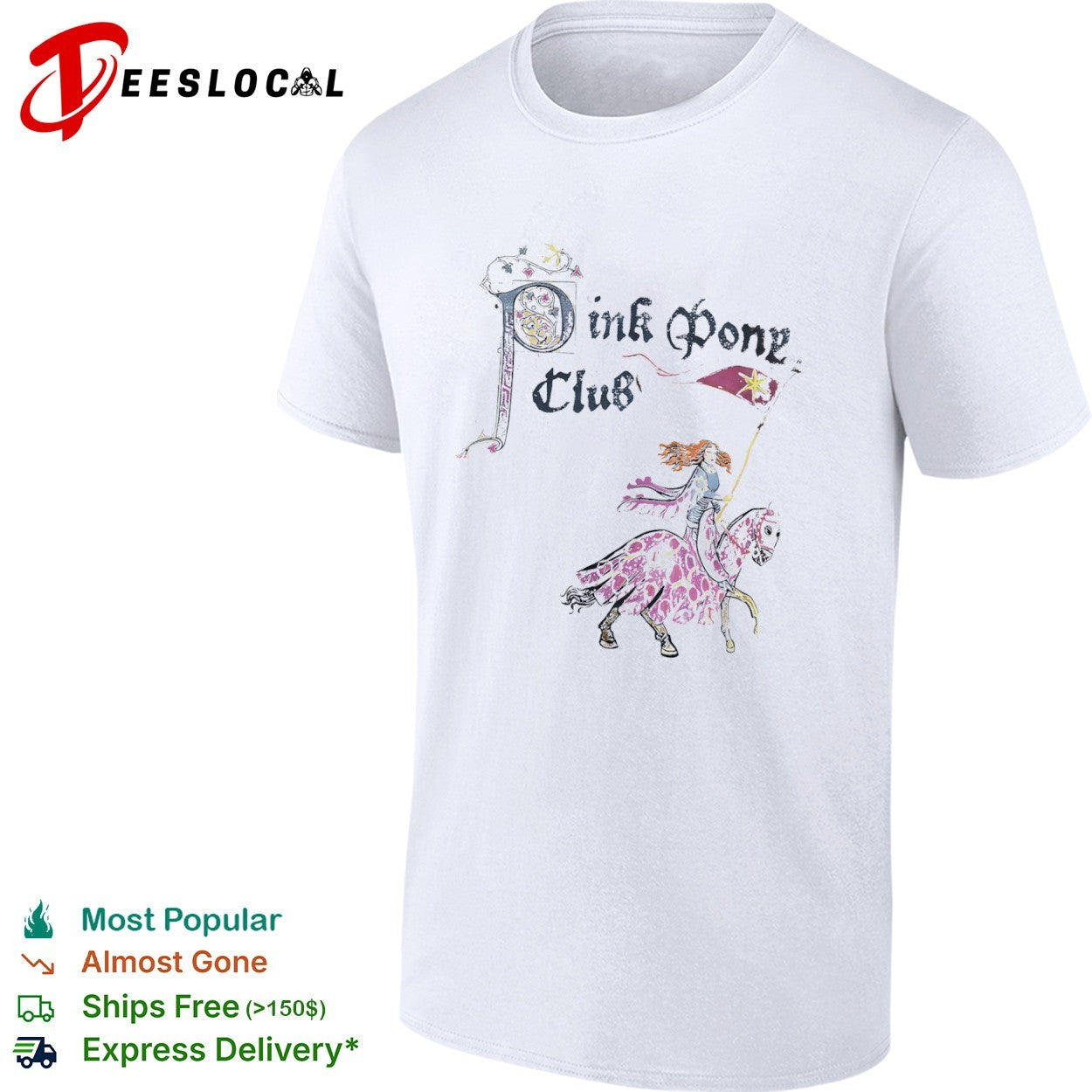 Chappell Roan Pink Pony Club knight riding shirt