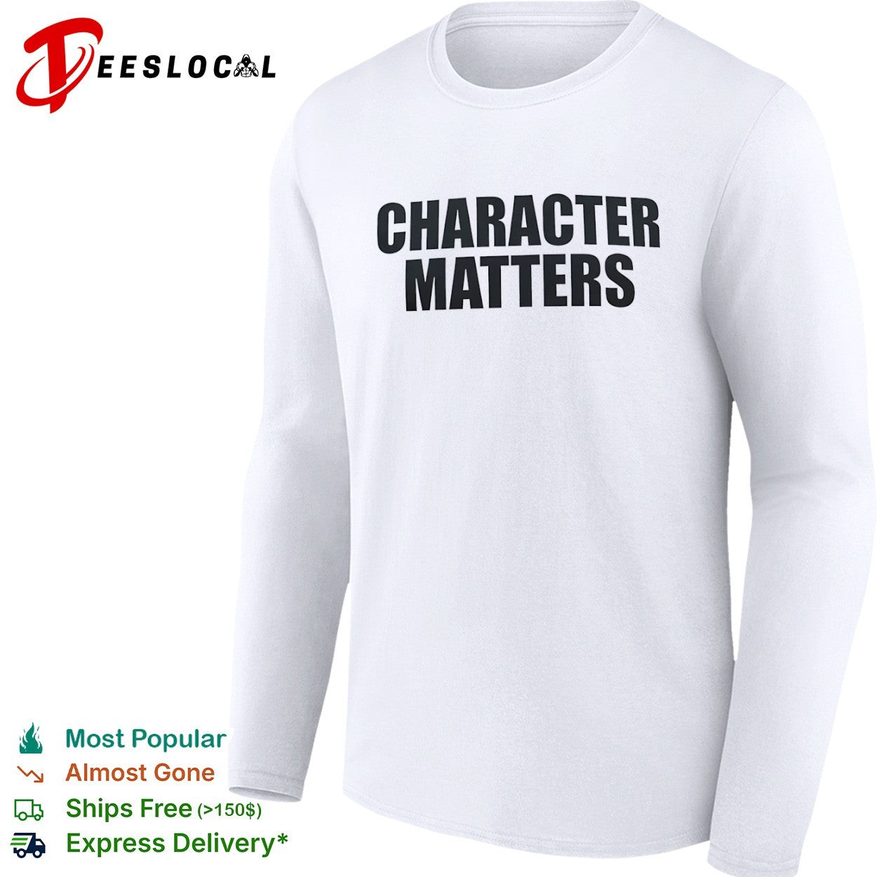 Character Matters inspirational shirt