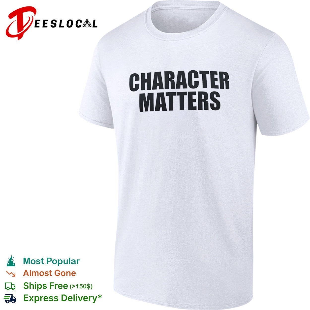 Character Matters inspirational shirt