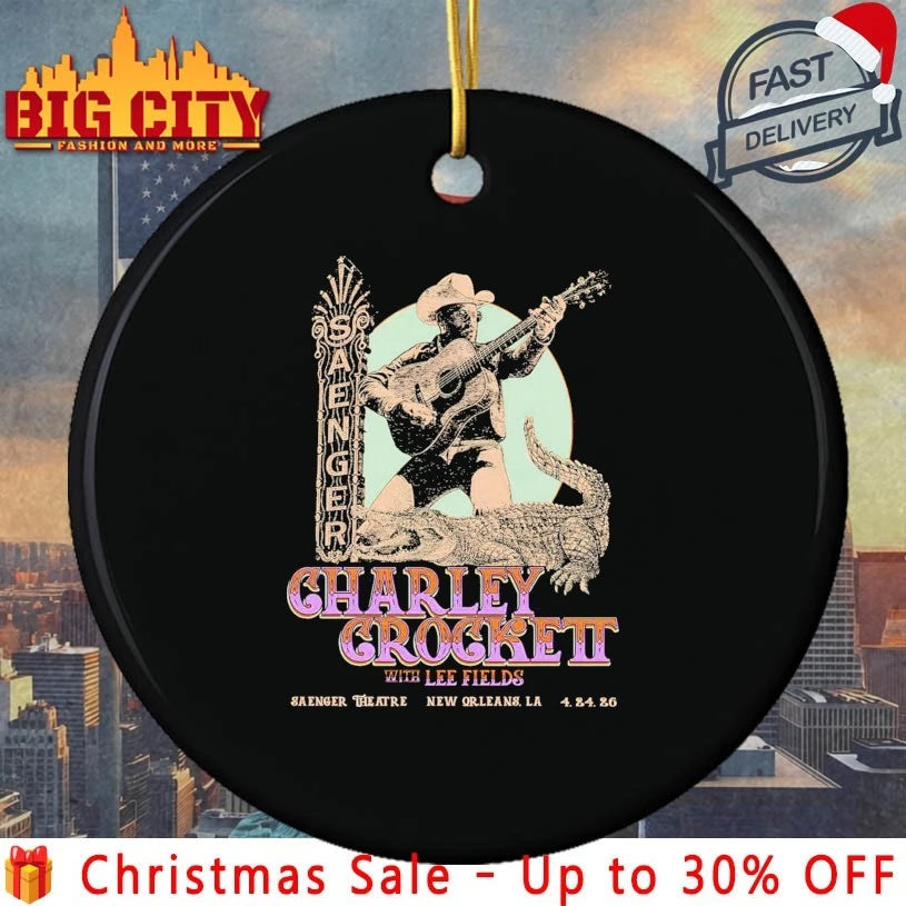 Charley Crockett Apr 24 2026 Saenger Theatre In New Orleans LA Poster shirt