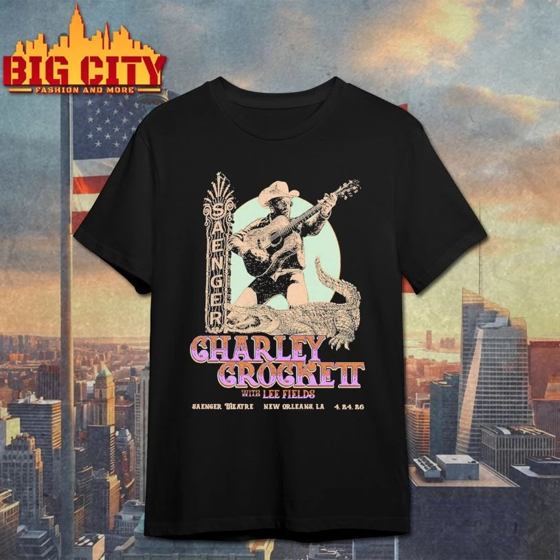 Charley Crockett Apr 24 2026 Saenger Theatre In New Orleans LA Poster shirt