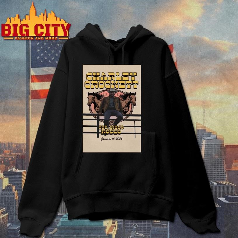 Charley Crockett January 16 2026 In San Diego CA Poster Shirt