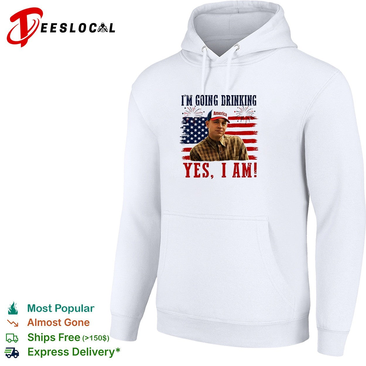 Charlie Hunnam Ed Gein I’m Going Drinking Yes I Am 4th Of July shirt