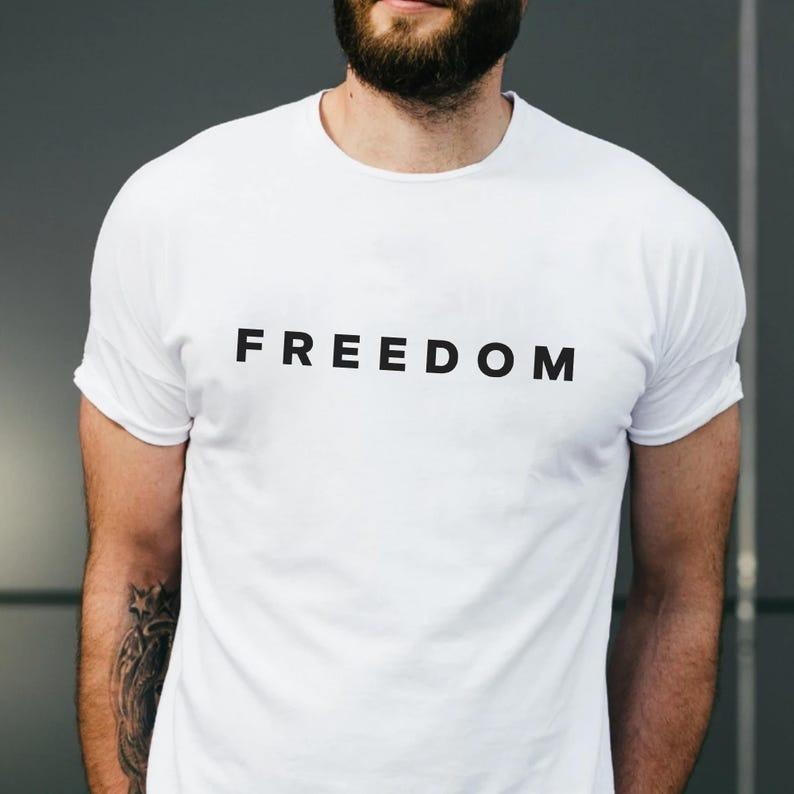 Charlie Kirk Freedom Shirt, Justice For Charlie Kirk Unisex T-Shirt, Freedom Tee, Charlie Kirk Is My Hero Shirt, Charlie...