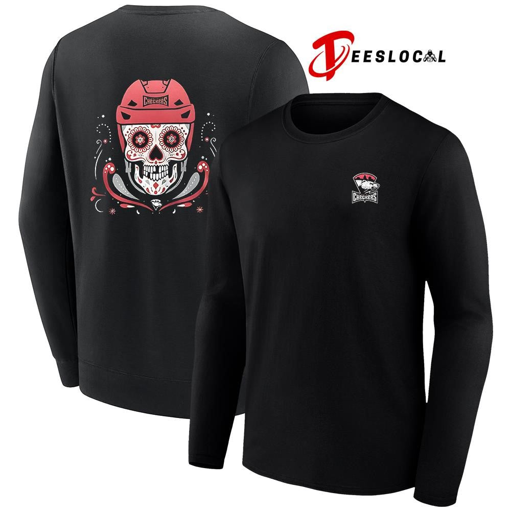 Charlotte Checkers Hispanic Heritage skull shirt