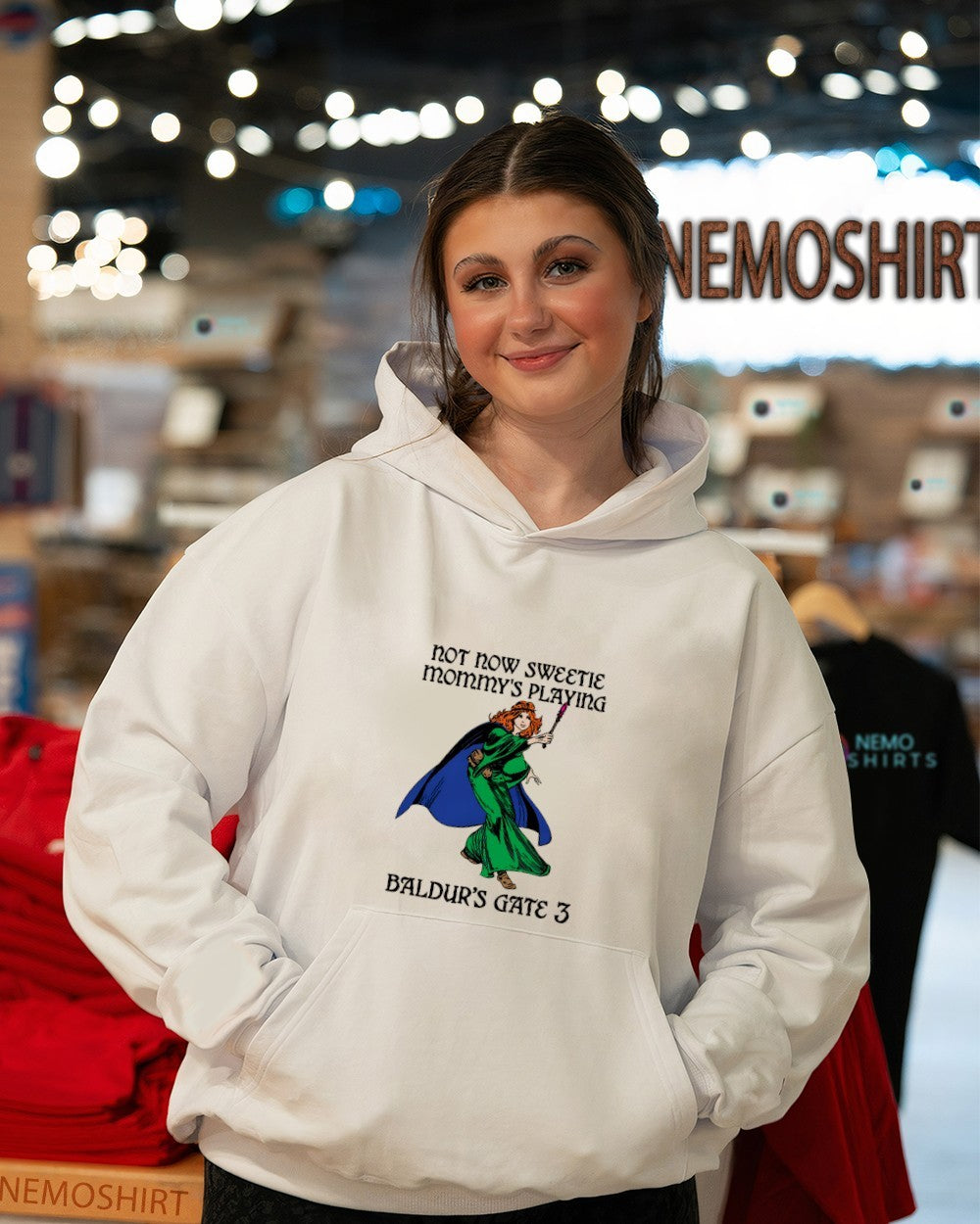Charmay the Good Enchantress not now sweetie mommy’s playing game 3 shirt