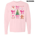Charming Christmas Collage Long Sleeve Comfort Colors T-Shirt 'NLB' Hoodie, Sweatshirt | CiraTrend.com