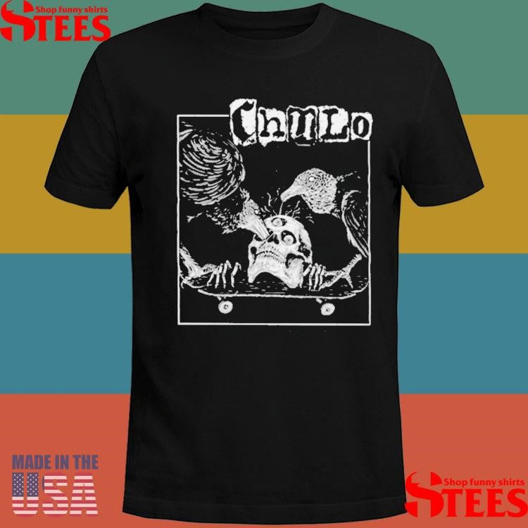 Chaudo Skull Raven Skateboard Shirt