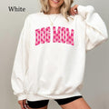 Checkered Dog Mom Sweatshirt, Cute Mother's Day Shirt, Gift for Dog Moms, Cozy Fleece Sweatshirt, Everyday Casual Comfort...
