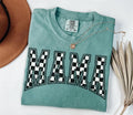 Checkered Mama Shirt Gift for Mom, Retro Mom Tee, Mother's Day Gift, Vintage Checkered Mama Shirt, Varsity Mom Sweatshirt...