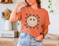 Checkered Shirt Oversized Shirt Mama Shirt Checkered Smiley Shirt Comfort Color Tee Positive Shirt Inspirational Shirt ...
