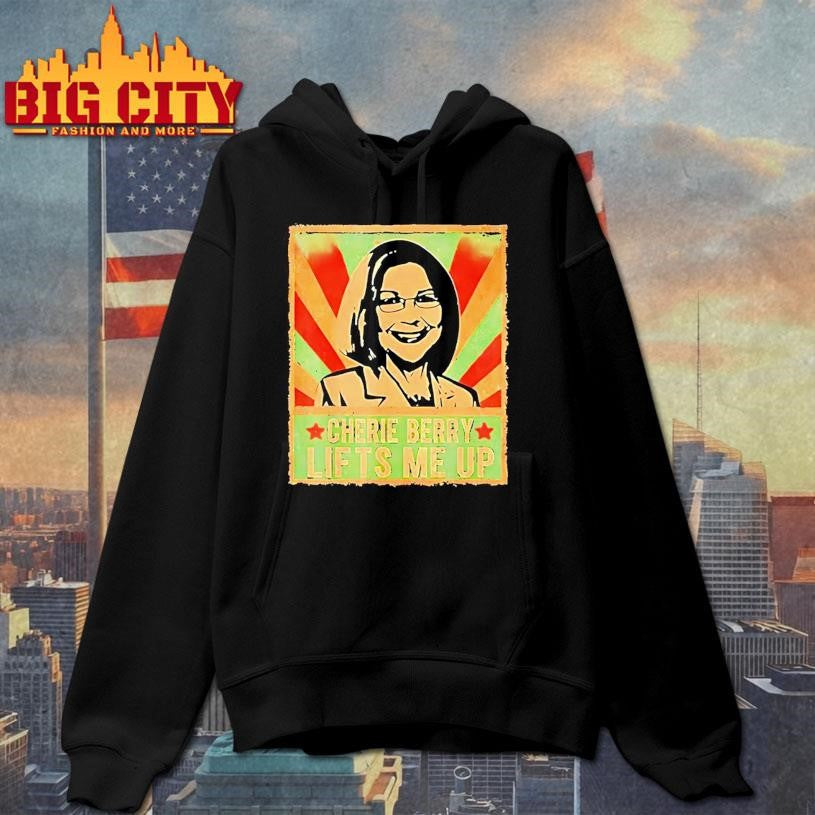 Cherie Berry Lifts Me Up Elevator Pun Portrait Retro Shirt