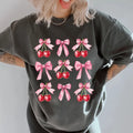 Cherry's and Bows Shirt ~ Unisex Apparel Relaxed Fit Printed In The USA Clothing Womenswear Casual Comfort Cotton Top...