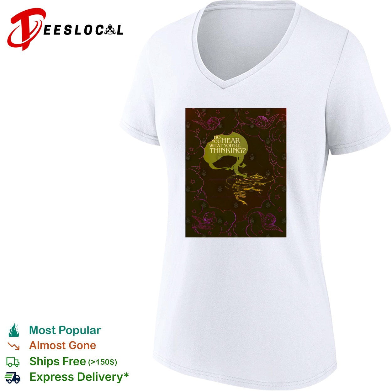 Cherub angels do you hear what youre thinking shirt