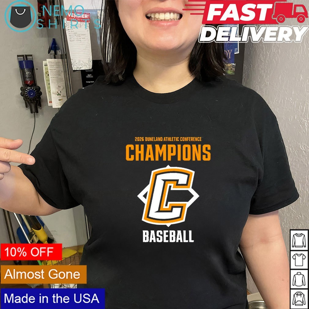 Chesterton Trojans’s baseball 2026 Duneland Athletic Conference champions shirt
