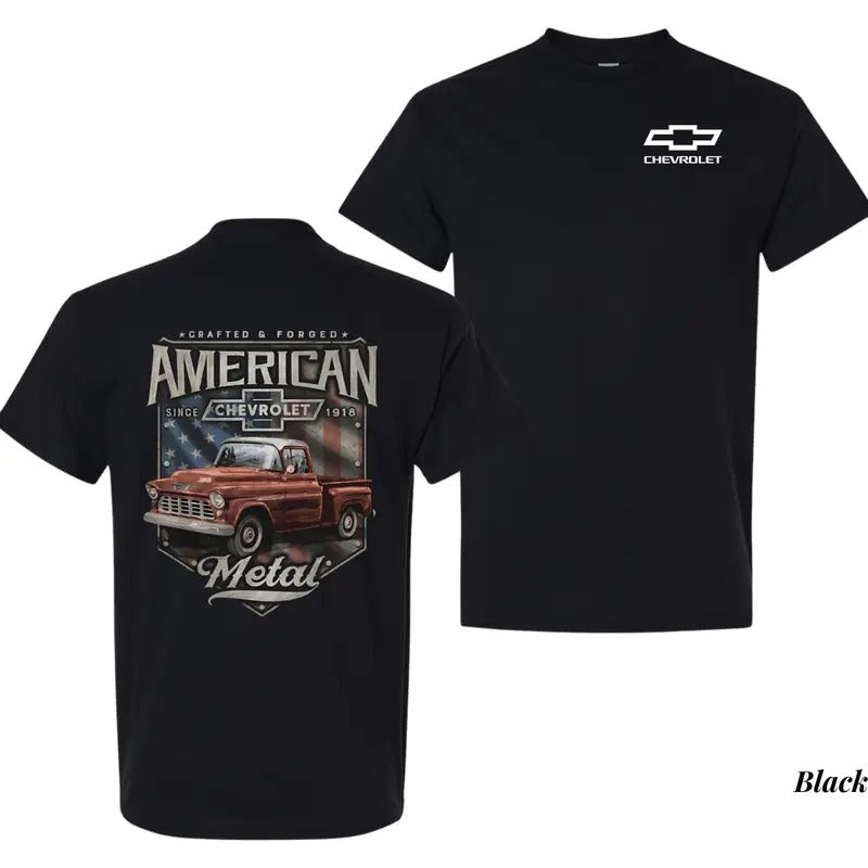 Chevrolet - American Mental Graphic Tee, Stylish Car Merch for Automotive Enthusiasts, Soft Breathable Material, Everyday...
