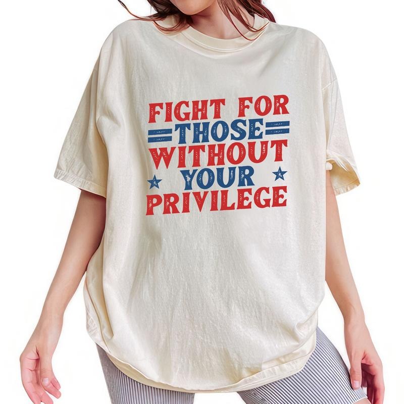 ChicCotton Fight For Those Without Your Privilege Comfort Colors Shirt, Anti Racism T-shirt, Racial Equality Vintage...