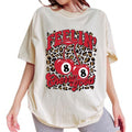 ChicCotton Leopard Feelin' Cherry Good Comfort Colors Shirt, Positive Vibes T-shirt, Coquette Cherries Graphic Tee,...