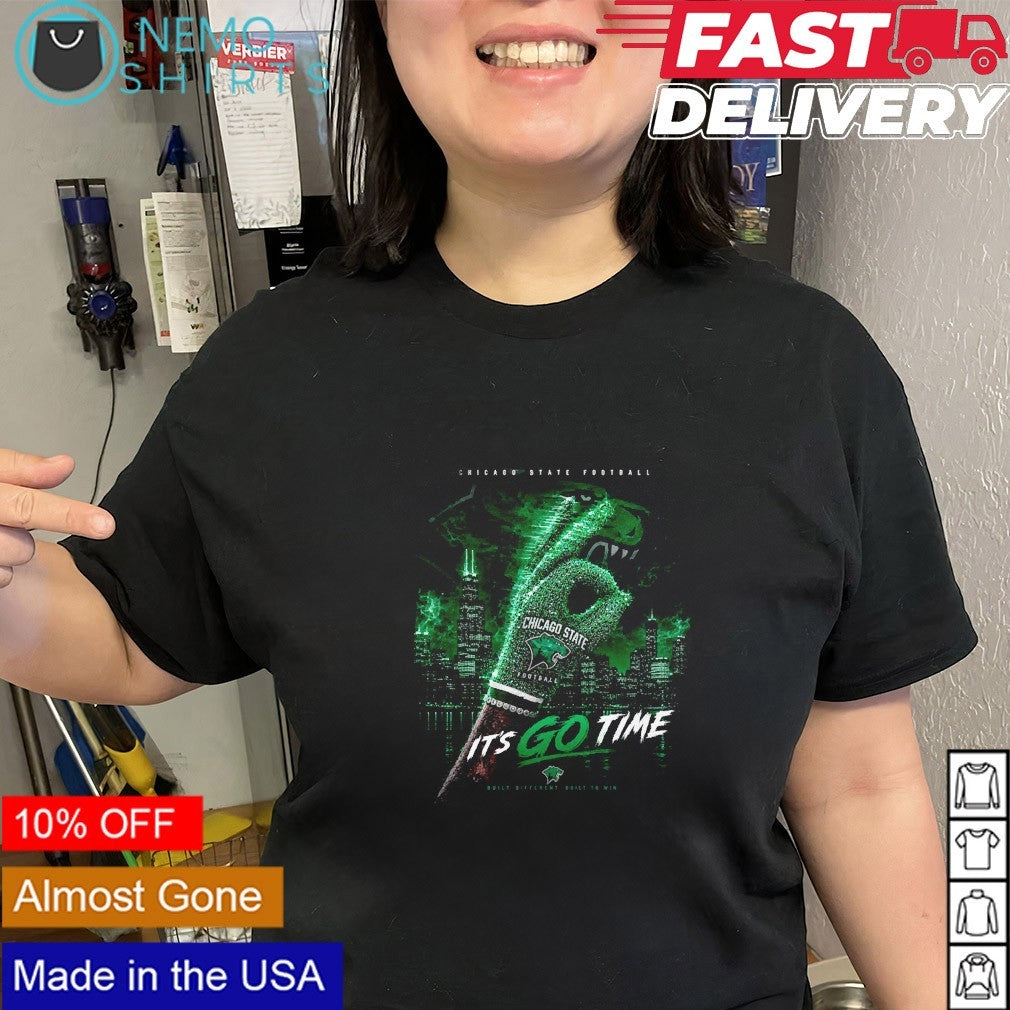 Chicago State Cougars football it’s go time Iceman glove parody shirt