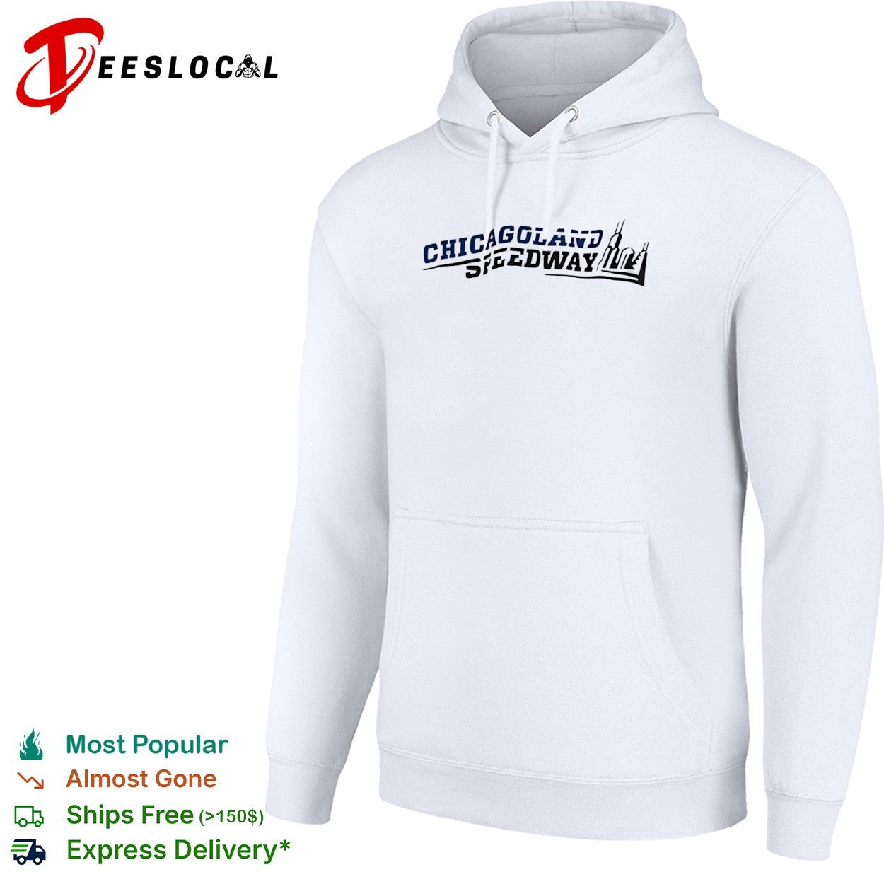 Chicagoland Speedway skyline logo racing shirt