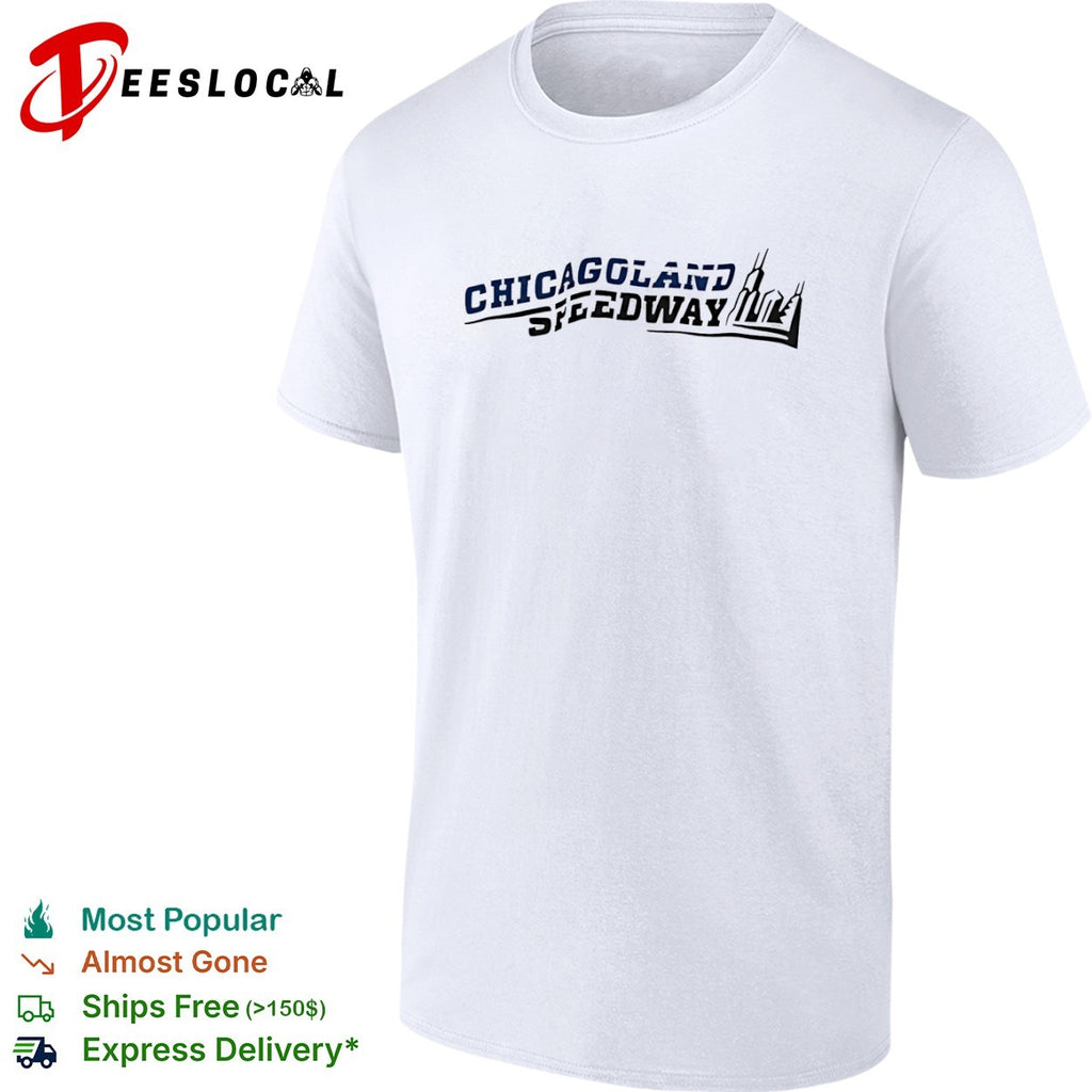 Chicagoland Speedway skyline logo racing shirt