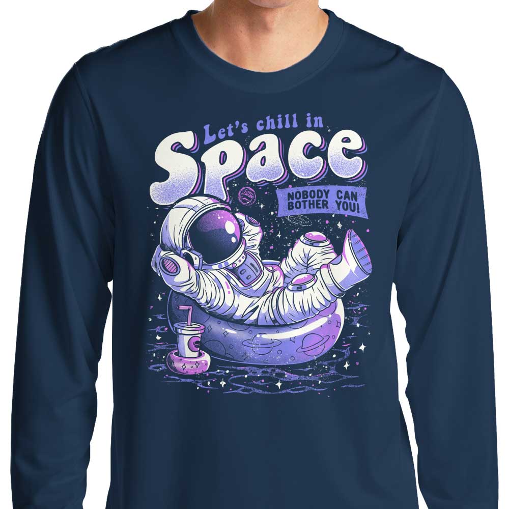 Chilling in Space - Long Sleeve T-Shirt Hoodie, Sweatshirt | CiraTrend.com (Image 1)
