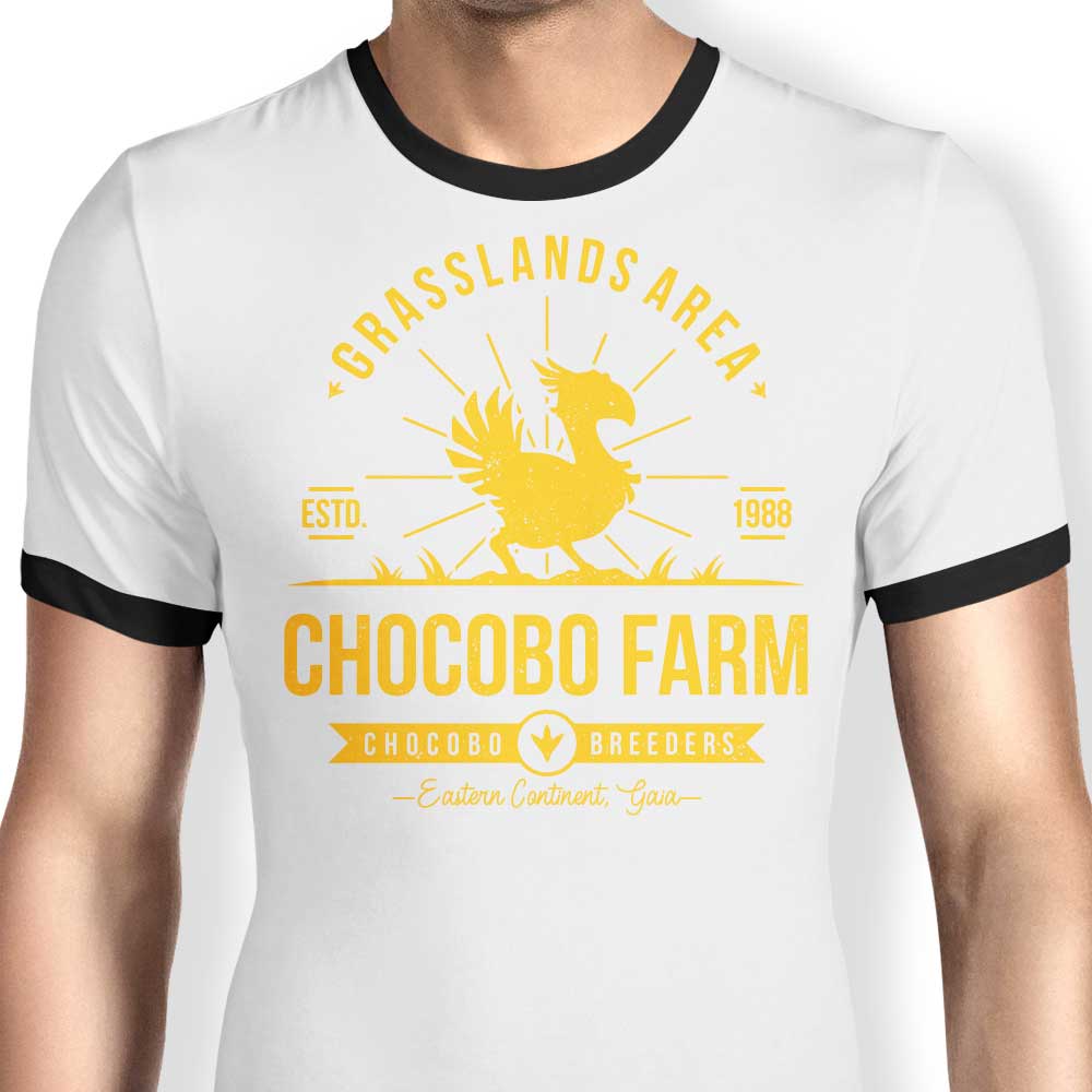 Chocobo Farm - Ringer T-Shirt Hoodie, Sweatshirt | CiraTrend.com (Image 3)