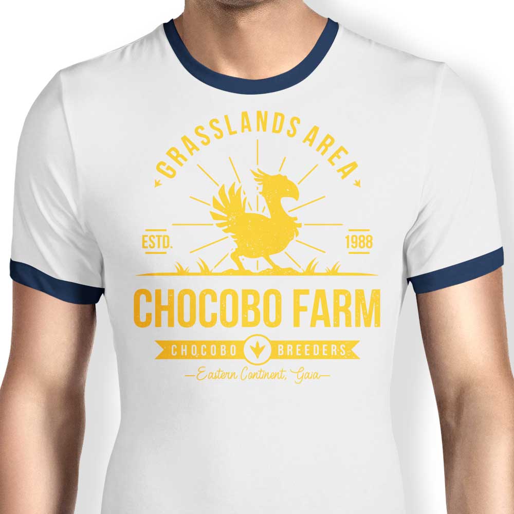 Chocobo Farm - Ringer T-Shirt Hoodie, Sweatshirt | CiraTrend.com (Image 1)