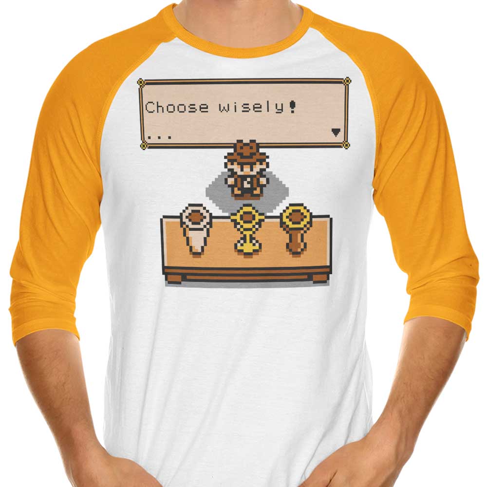 Choose Your Grail - 3/4 Sleeve Raglan T-Shirt Hoodie, Sweatshirt | CiraTrend.com (Image 3)