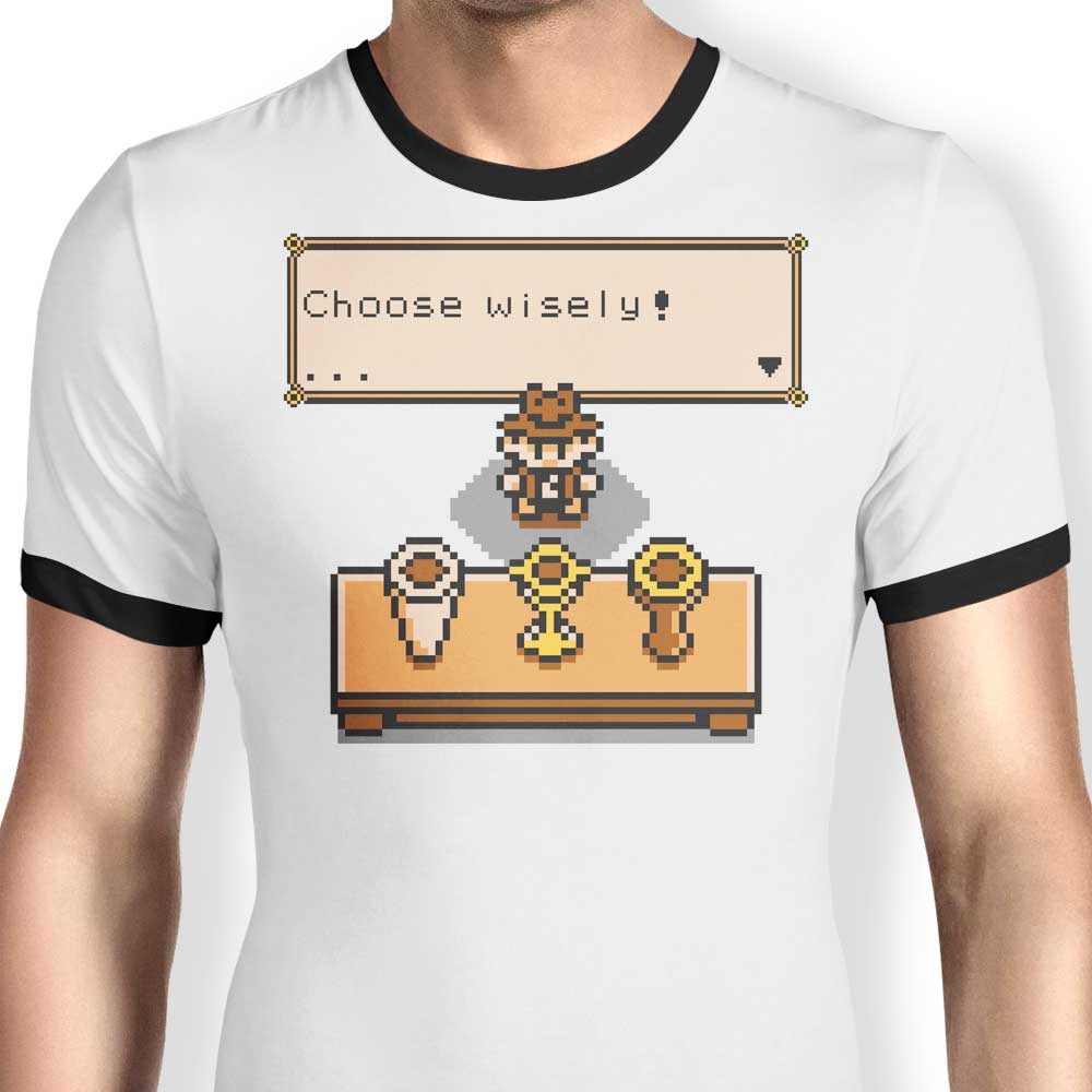Choose Your Grail - Ringer T-Shirt Hoodie, Sweatshirt | CiraTrend.com (Image 1)