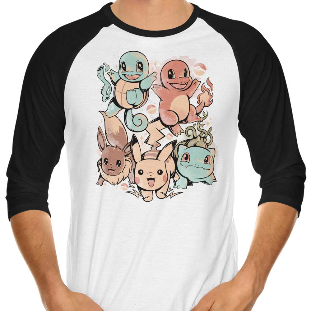 Choose Your Starter - 3/4 Sleeve Raglan T-Shirt Hoodie, Sweatshirt | CiraTrend.com (Image 1)