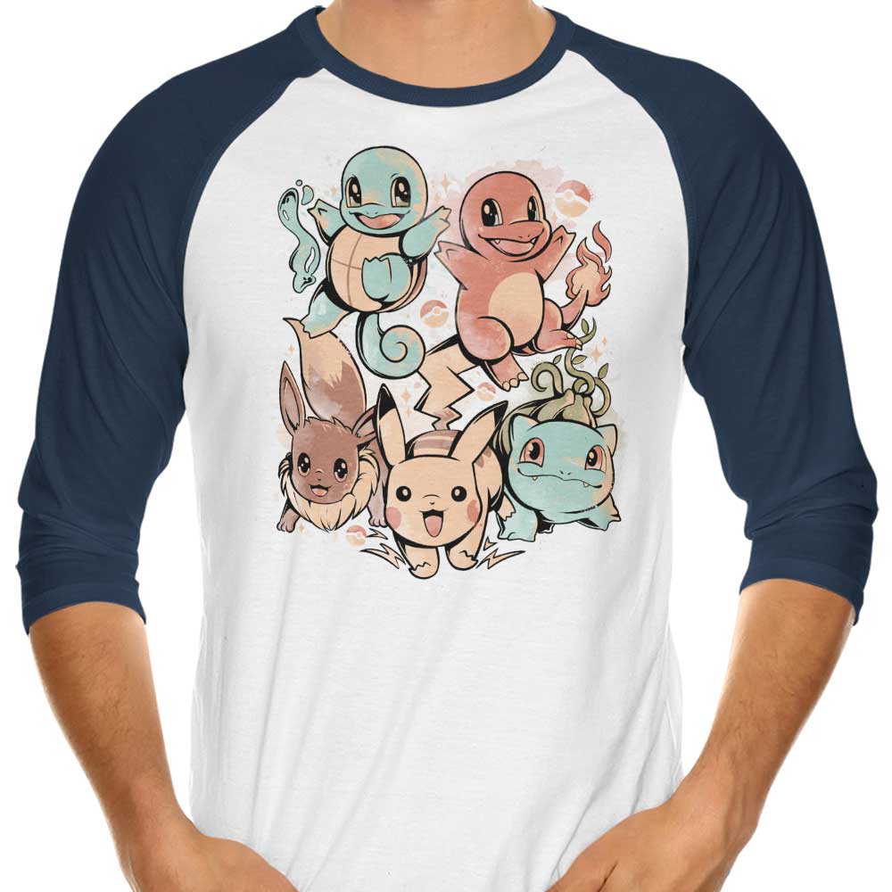 Choose Your Starter - 3/4 Sleeve Raglan T-Shirt Hoodie, Sweatshirt | CiraTrend.com (Image 3)