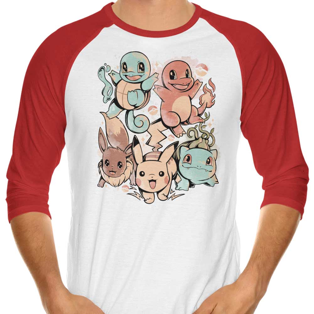 Choose Your Starter - 3/4 Sleeve Raglan T-Shirt Hoodie, Sweatshirt | CiraTrend.com (Image 4)
