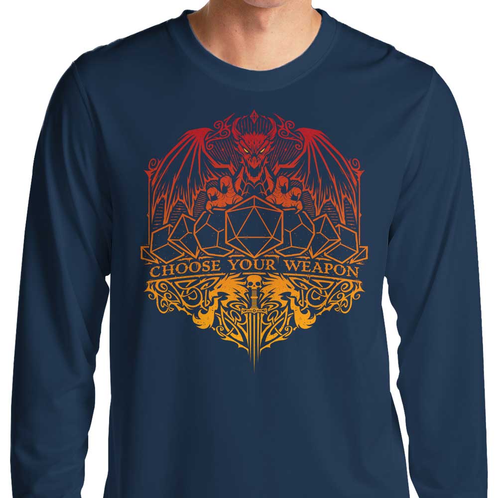 Choose Your Weapon - Long Sleeve T-Shirt Hoodie, Sweatshirt | CiraTrend.com (Image 3)