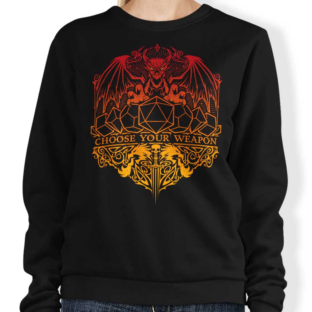 Choose Your Weapon - Sweatshirt T-Shirts, Hoodie | CiraTrend.com (Image 1)