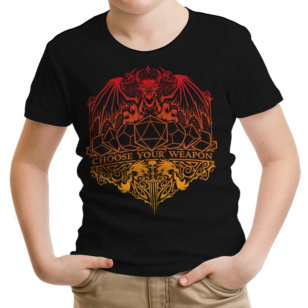 Choose Your Weapon - Youth Apparel T-Shirts, Hoodie, Sweatshirt | CiraTrend.com (Image 1)