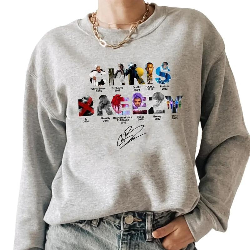 Chriis Brezy Full Albums Shirt, Gifl for women Hoodie, Sweatshirt | CiraTrend.com