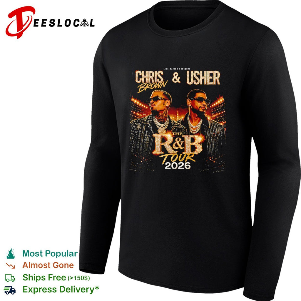 Chris Brown and Usher RnB tour 2026 shirt