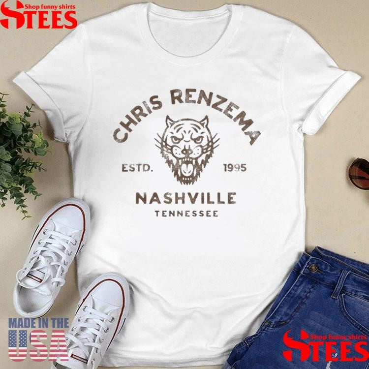 Chris Renzema Nashville Tennessee Est 1995 Tiger T-shirt