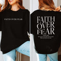 Christian Clothing, Faith Over Fear Shirt, Christian Hoodie,Christian Shirt,Bible Sweatshirt,Trendy Hoodie,Jesus Lover...