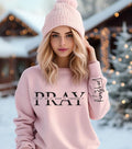 Christian Pray Sweatshirt,Pray On It Pray Over It Shirt,Prayer Shirt,Trendy Christian Sweatshirt, Boho Faith...