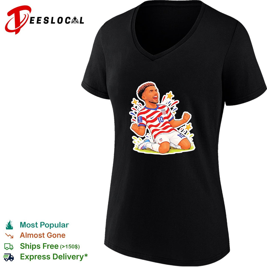 Christian Pulisic USA Soccer Player USMNT shirt